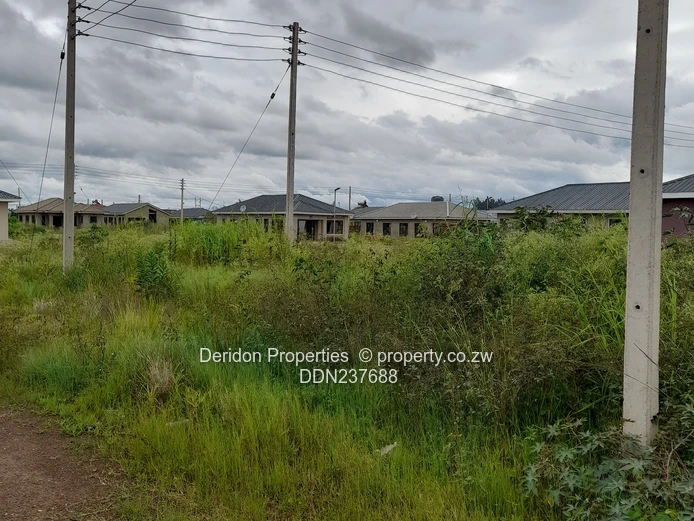 Fully serviced stand in a gated community 